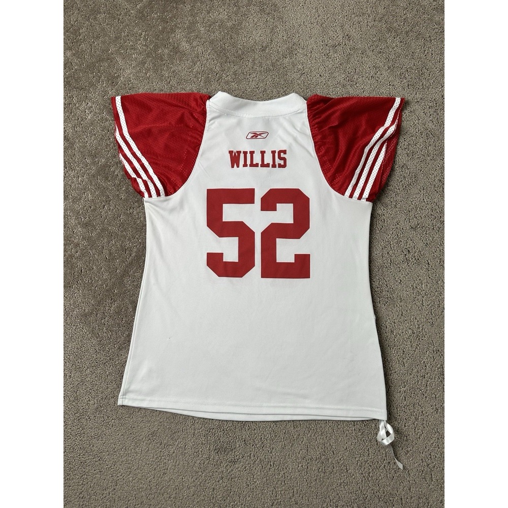 Women's Jersey Reebok NFL San Francisco 49ers #52 Patrick Willis, Size M